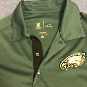 Nike Eagles Polo NFL Official On-Field Apparel